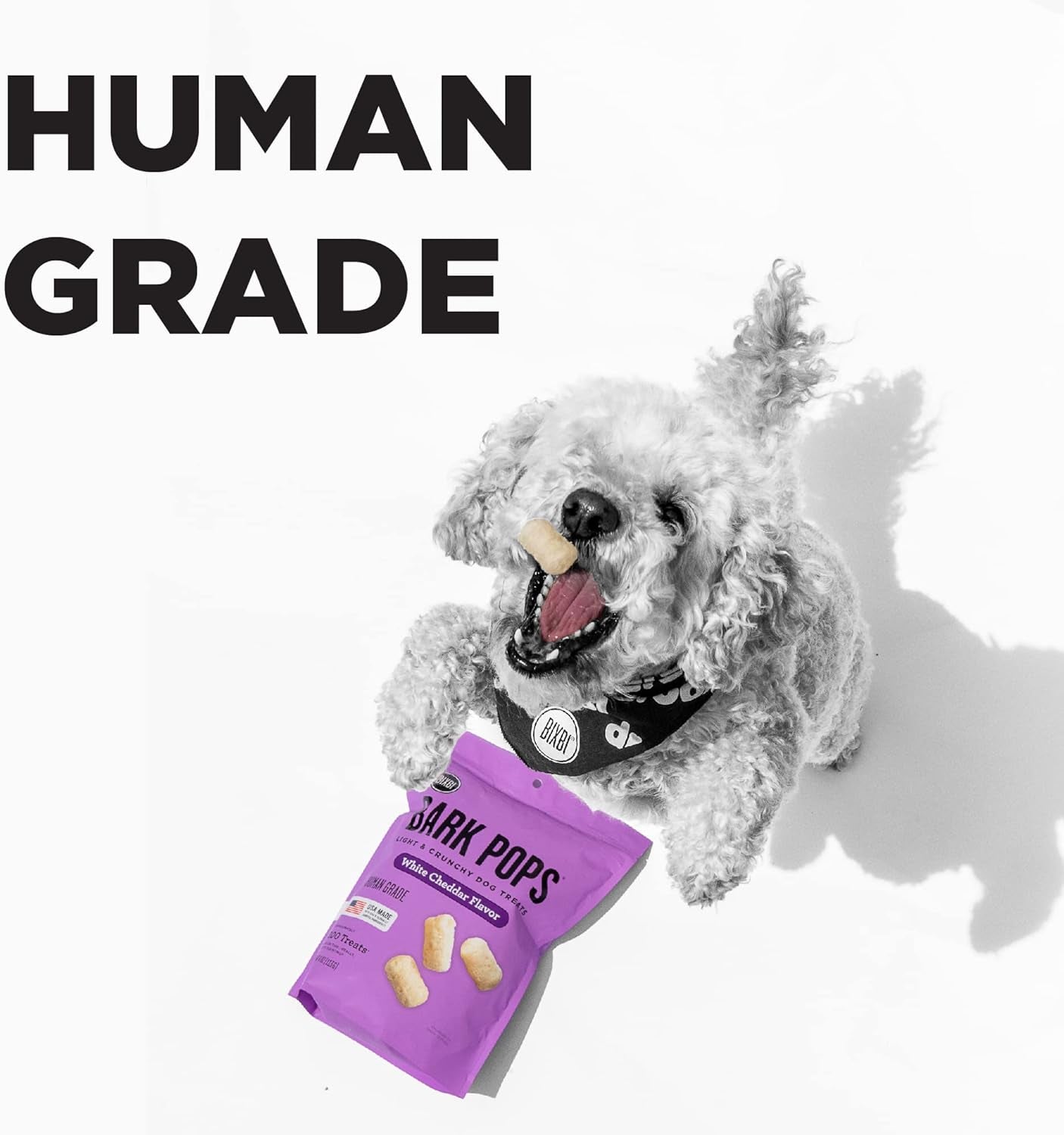 Bark Pops, Rotisserie Chicken (4 Oz, 1 Pouch) - Crunchy Small Training Treats for Dogs - Wheat Free and Low Calorie Dog Treats, Flavorful Healthy and All Natural Dog Treats