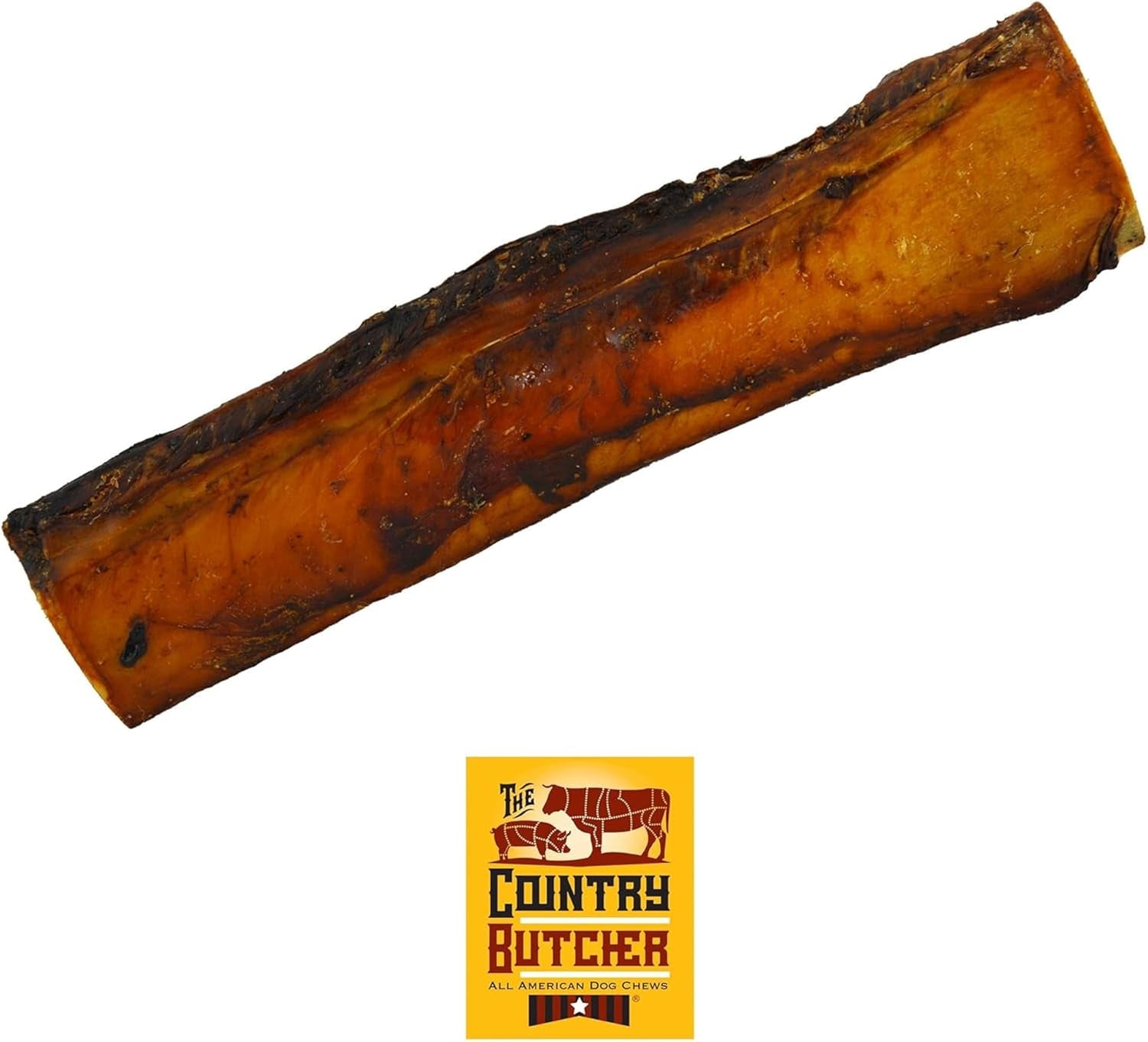 10" Meaty Beef Rib Dog Bones, Made in USA, Natural Dog Chews for Light to Moderate Chewers & Medium to Large Size Dogs, 4 Count