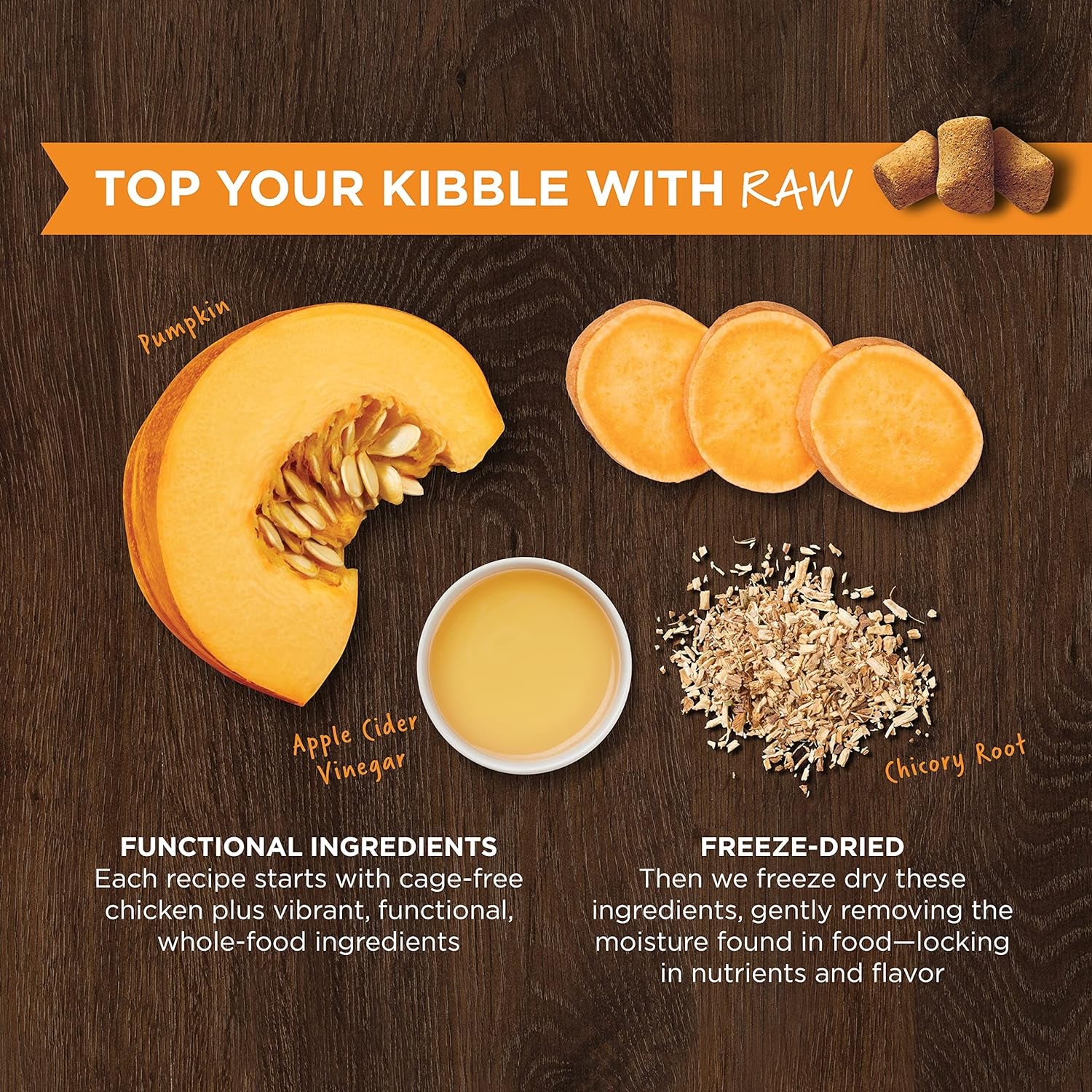 Freeze-Dried Raw Boost Mixers, Grain-Free Dog Food Topper, 5.5Oz for Gut Health